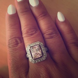 Pink “diamond”Costume Jewelry ring